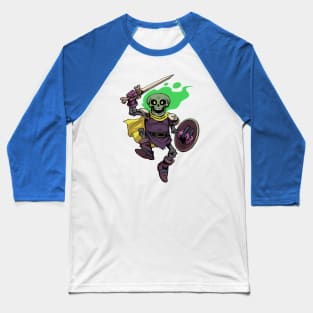 Skull Knight Baseball T-Shirt